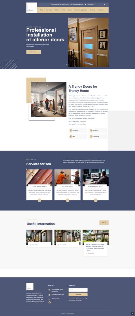 Profi-Door (Сайт створений на AVE CMS)