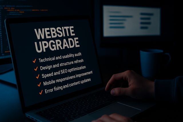 Модернізація сайту — оновлення дизайну, швидкості та SEO